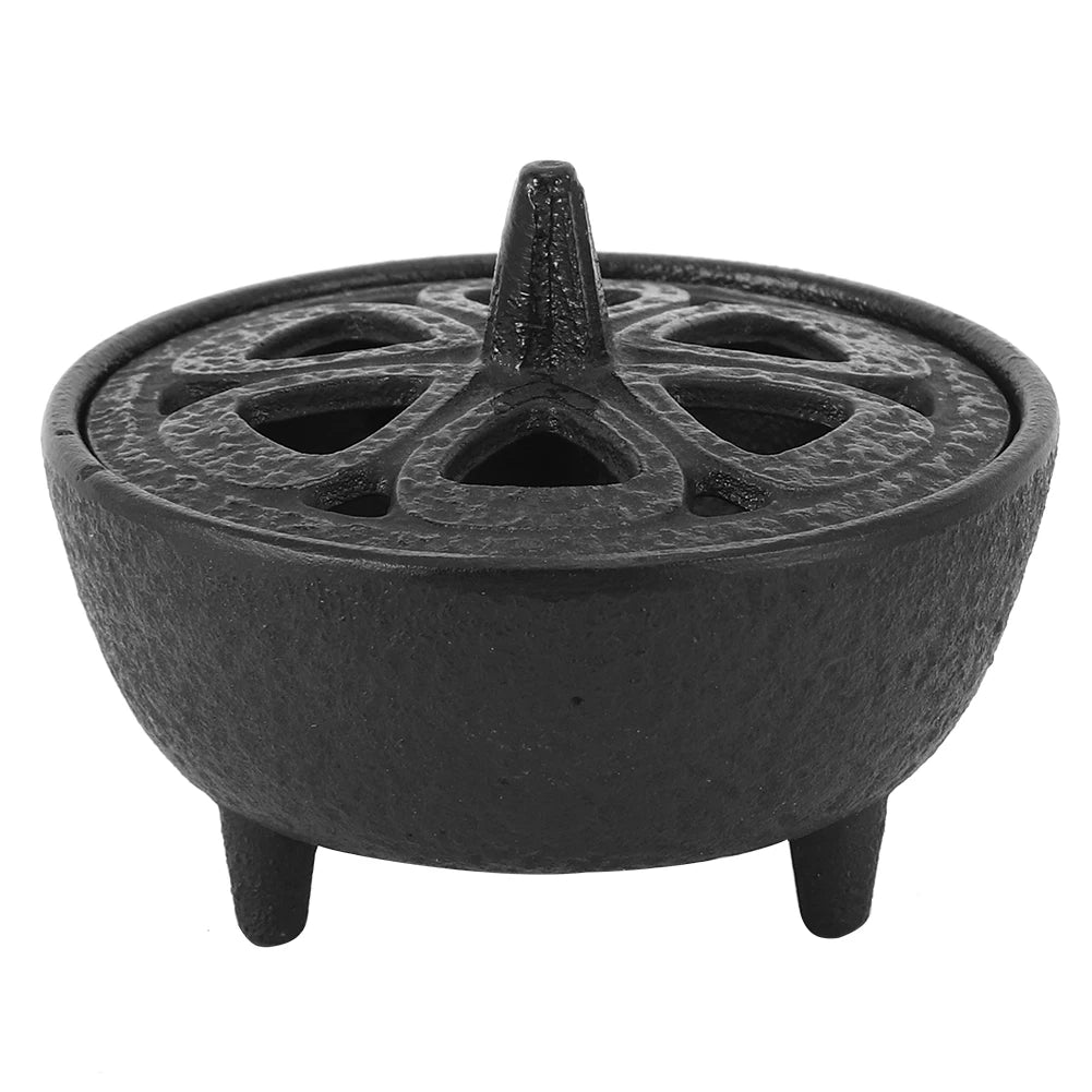 Cast Iron Lotus‑Shaped Incense Aromatherapy for Home Decoration