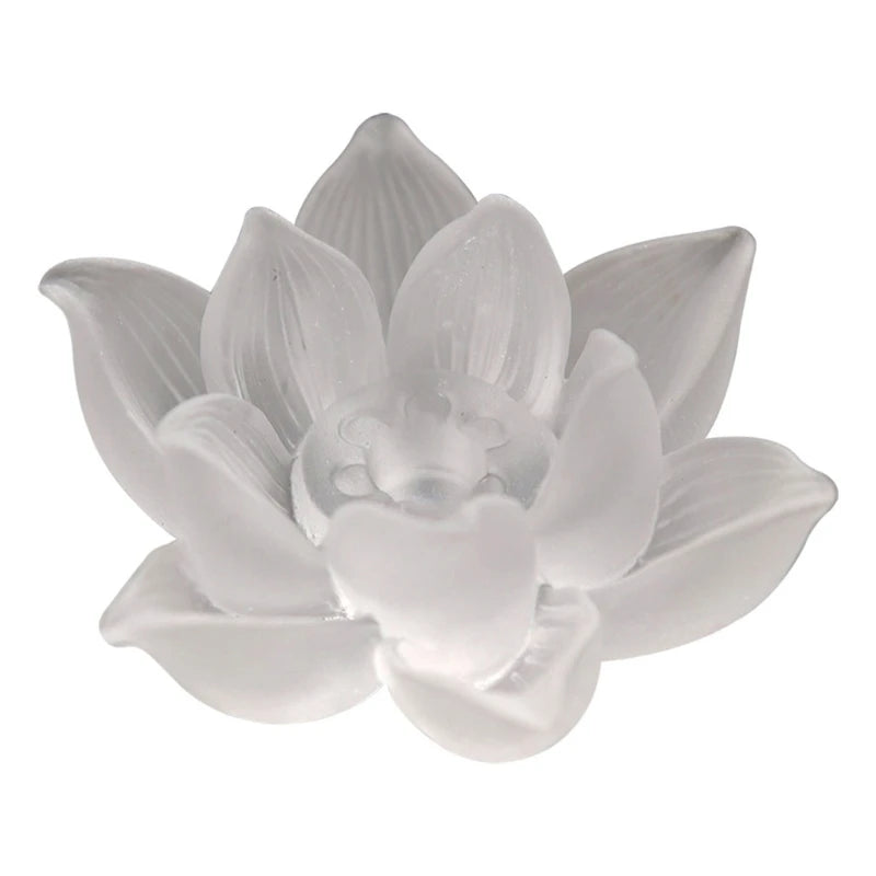 Crystal Lotus Candle Incense Burner Incense Stick Holder