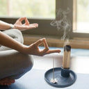 5 Color Ceramic Incense Stick Holder Meditation Yoga Decor - VOUTHAM